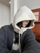 Cozy Knitted Balaclava Hat Winter Stylish Outdoor Essential Cozy Knitted Balaclava Hat Winter Stylish Outdoor Essential