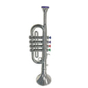 Toy Trumpet for Kids Safety Tested BPA Free Silver Gold Finish Toy Trumpet for Kids Safety Tested BPA Free Silver Gold Finish