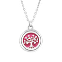 Stainless Steel Tree of Life Aromatherapy Necklace Gift for Women Stainless Steel Tree of Life Aromatherapy Necklace Gift for Women