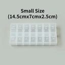 Weekly Portable Pill Organizer With 14 Compartments Weekly Portable Pill Organizer With 14 Compartments