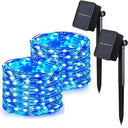 Versatile Solar LED Fairy Lights - 8 Modes for Party Decor Versatile Solar LED Fairy Lights - 8 Modes for Party Decor