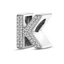 26 Letters Charm Beads Fit For Pandora 925 Silver Bracelet 26 Letters Charm Beads Fit For Pandora 925 Silver Bracelet
