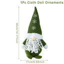 Charming Faceless Gnome Doll Unique Christmas Decor Ornament Charming Faceless Gnome Doll Unique Christmas Decor Ornament