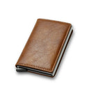 DIENQI Carbon RFID Wallet Male Mini Slim Money Card Holder DIENQI Carbon RFID Wallet Male Mini Slim Money Card Holder