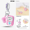 925 Silver Charm Bracelet Zircon Beads Diy Jewelry 925 Silver Charm Bracelet Zircon Beads Diy Jewelry