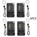 Illuminate Your Path Compact USB Keychain Flashlight Illuminate Your Path Compact USB Keychain Flashlight
