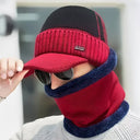 Knitted Hat For Women And Men Universal Thick Warm Beanie Balaclava Knitted Hat For Women And Men Universal Thick Warm Beanie Balaclava