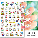 Adorable Cartoon Hello Kitty Nail Sticker Set for Nail Art Adorable Cartoon Hello Kitty Nail Sticker Set for Nail Art