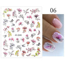 3D Sakura Blossom Nail Art Stickers for Elegant Designs 3D Sakura Blossom Nail Art Stickers for Elegant Designs