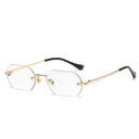Unisex Rimless Rectangle Sunglasses Protection Unisex Rimless Rectangle Sunglasses Protection