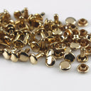 Metal Double Cap Rivets Studs for Leather Craft Projects Metal Double Cap Rivets Studs for Leather Craft Projects