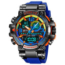 Dynamic Dual Movement Men's Sports Watch Waterproof Style Power Dynamic Dual Movement Men's Sports Watch Waterproof Style Power