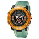 SMAEL LED Sports Watch Dual Time Display Water Resistant SMAEL LED Sports Watch Dual Time Display Water Resistant
