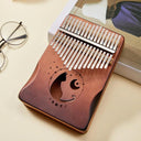 17 Keys Kalimba Gradient Color Design Thumb Piano Mahogany 17 Keys Kalimba Gradient Color Design Thumb Piano Mahogany