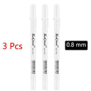 Vibrant White Gel Pen Set for Artists and Students Tools Vibrant White Gel Pen Set for Artists and Students Tools