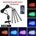 Car Interior LED Music Sync Ambient Lighting Kit Elevate Car Interior LED Music Sync Ambient Lighting Kit Elevate