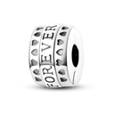 Daisy Sterling Silver Clip Charms with Authentic CZ Detailing Daisy Sterling Silver Clip Charms with Authentic CZ Detailing