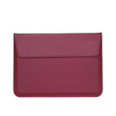 Leather Laptop Sleeve: Stylish PU Cover for MacBook & Huawei Leather Laptop Sleeve: Stylish PU Cover for MacBook & Huawei