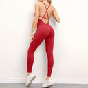Empower Your Workout with Sexy Backless Yoga Set Empower Your Workout with Sexy Backless Yoga Set