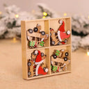Charming Wooden Christmas Gnome Ornaments for Tree Decor Charming Wooden Christmas Gnome Ornaments for Tree Decor