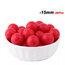 Baby Round Silicone Beads Safe Multi-functional Teething Relief Baby Round Silicone Beads Safe Multi-functional Teething Relief