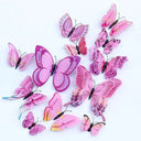 Butterflies Wall Stickers DIY 3D Decor for Living Room Butterflies Wall Stickers DIY 3D Decor for Living Room