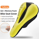 Gel Memory Foam Bicycle Seat Cover - Comfortable Cushion Gel Memory Foam Bicycle Seat Cover - Comfortable Cushion