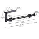 Stainless Steel Paper Towel & Toilet Paper Holder Modern Organizer Stainless Steel Paper Towel & Toilet Paper Holder Modern Organizer