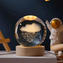Moon Light 3D Crystal Ball Galaxy Night Light Decor Moon Light 3D Crystal Ball Galaxy Night Light Decor