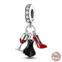 Sterling Silver Red Heart Beads for Pandora Jewelry Gifts Sterling Silver Red Heart Beads for Pandora Jewelry Gifts