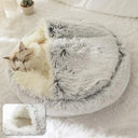 Winter Cozy Cat & Dog Bed 2-in-1 Plush Nest Small Pets Winter Cozy Cat & Dog Bed 2-in-1 Plush Nest Small Pets