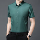 Men's Ultra Stretch Short Sleeve Shirt Business Casual Wear Men's Ultra Stretch Short Sleeve Shirt Business Casual Wear