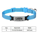 Nylon Cat Collar with Bell Reflective Personalized Nylon Cat Collar with Bell Reflective Personalized