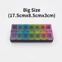 Weekly Portable Pill Organizer With 14 Compartments Weekly Portable Pill Organizer With 14 Compartments