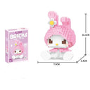 Sanrio Kuromi & My Melody Building Block Figure Set Gift Sanrio Kuromi & My Melody Building Block Figure Set Gift
