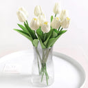 Artificial Tulip Bouquet: Vibrant Vase Decor for Weddings Artificial Tulip Bouquet: Vibrant Vase Decor for Weddings