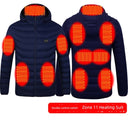 Smart Charging Down Cotton Jacket for Stylish Warmth Smart Charging Down Cotton Jacket for Stylish Warmth