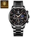 Chronograph Stainless Steel Watch Elegant Timepiece Chronograph Stainless Steel Watch Elegant Timepiece