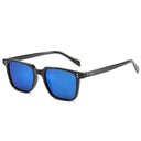 Tony Stark Rectangle Sunglasses for Men with Blue Lens Tony Stark Rectangle Sunglasses for Men with Blue Lens