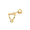 Moon Stud Earring Sterling Silver Jewelry With Zircon Glam Moon Stud Earring Sterling Silver Jewelry With Zircon Glam