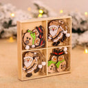 Charming Wooden Christmas Gnome Ornaments for Tree Decor Charming Wooden Christmas Gnome Ornaments for Tree Decor