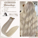 Balayage Clip-In Hair Extensions Luxurious Human Hair Upgrade Balayage Clip-In Hair Extensions Luxurious Human Hair Upgrade