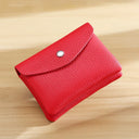 Genuine Leather Coin Purse For Women Slim Compact Wallet Genuine Leather Coin Purse For Women Slim Compact Wallet