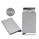 DIENQI Carbon RFID Wallet Male Mini Slim Money Card Holder DIENQI Carbon RFID Wallet Male Mini Slim Money Card Holder