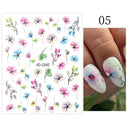 3D Sakura Blossom Nail Art Stickers for Elegant Designs 3D Sakura Blossom Nail Art Stickers for Elegant Designs