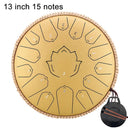 Hluru Music Drum 15 Notes Glucophone Steel Tongue Drum Hluru Music Drum 15 Notes Glucophone Steel Tongue Drum