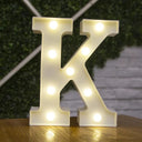 Battery Operated LED Alphabet Lights for Home Party Decor Battery Operated LED Alphabet Lights for Home Party Decor