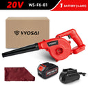 VVOSAI 20V Garden Electric Blower Cordless Power Tool Easy Use VVOSAI 20V Garden Electric Blower Cordless Power Tool Easy Use