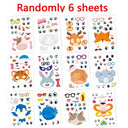Children's Animal Puzzle Sticker Game for Fun Learning Experience Children's Animal Puzzle Sticker Game for Fun Learning Experience