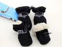 Cozy Waterproof Dog Boots: Antiskid Winter Footwear Cozy Waterproof Dog Boots: Antiskid Winter Footwear